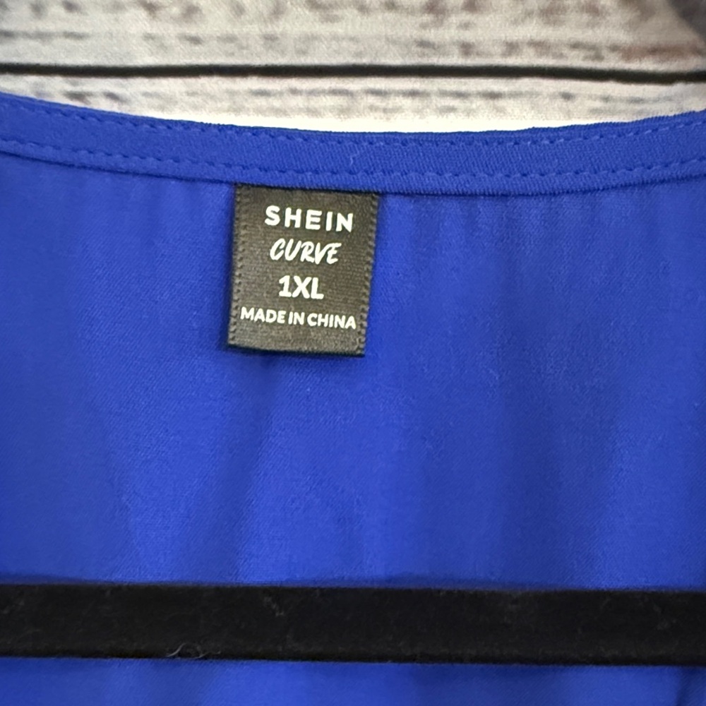 SHEIN Royal Blue High Low Dress-Size 1XL-NWT - Picture 4 of 9